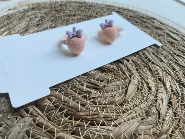 Haarelastiek - strawberry paars