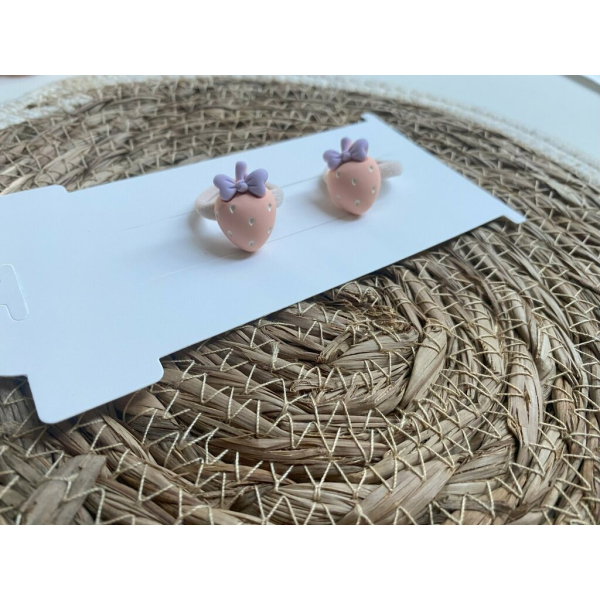 Haarelastiek - strawberry paars