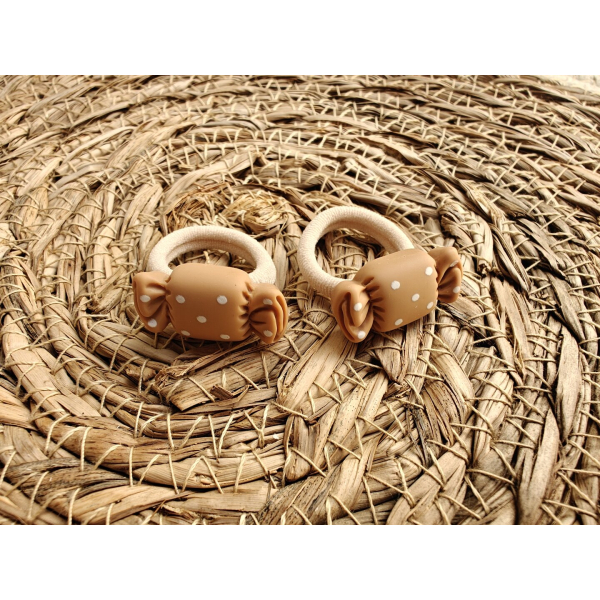 Haar elastiek - Toffee