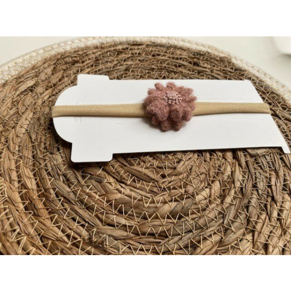 Baby haarbandje - Roos