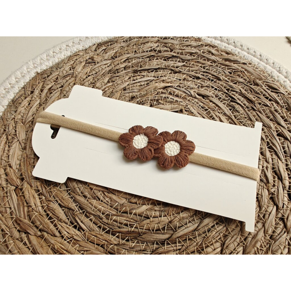 Baby haarbandje - Rosie Bruin