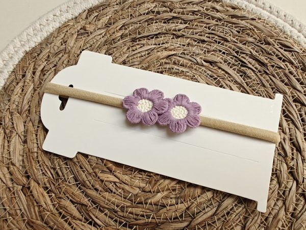 Baby haardbandje - Rosie Paars