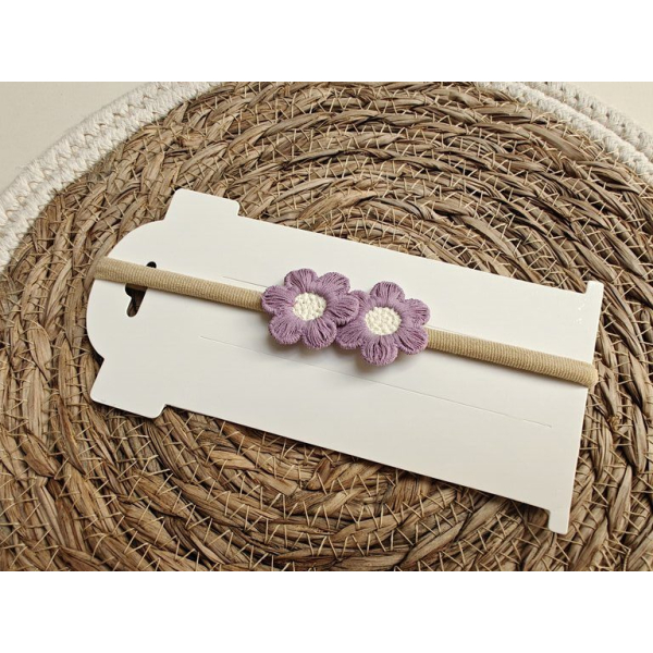 Baby haardbandje - Rosie Paars