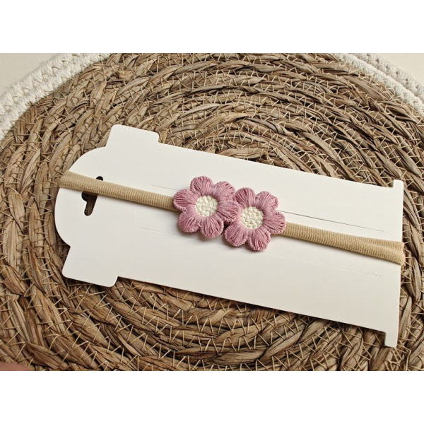 Baby haardbandje - Rosie Paars