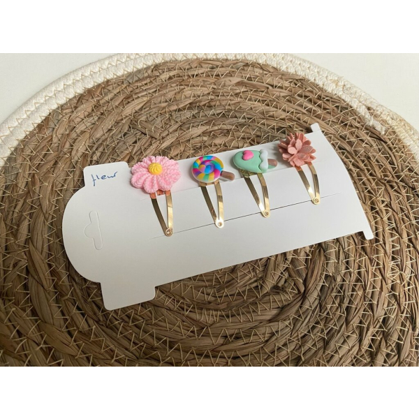 Klik klak haarspeldje - Fleur