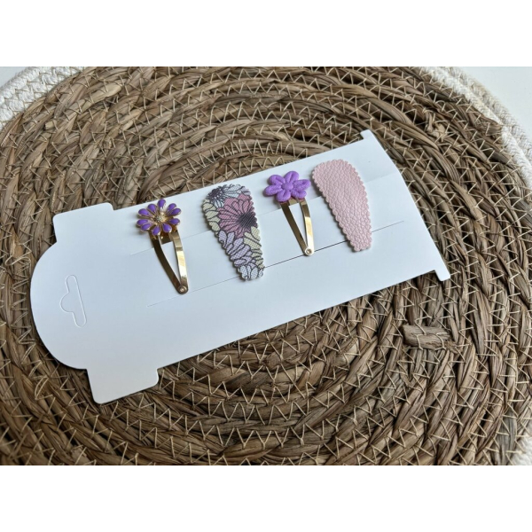 Klik klak haarspeldje - Purple