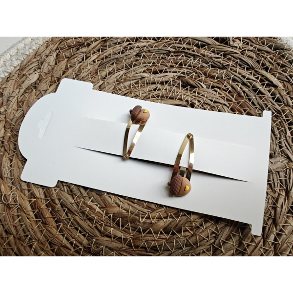 Klik klak haarspeldje - eikel